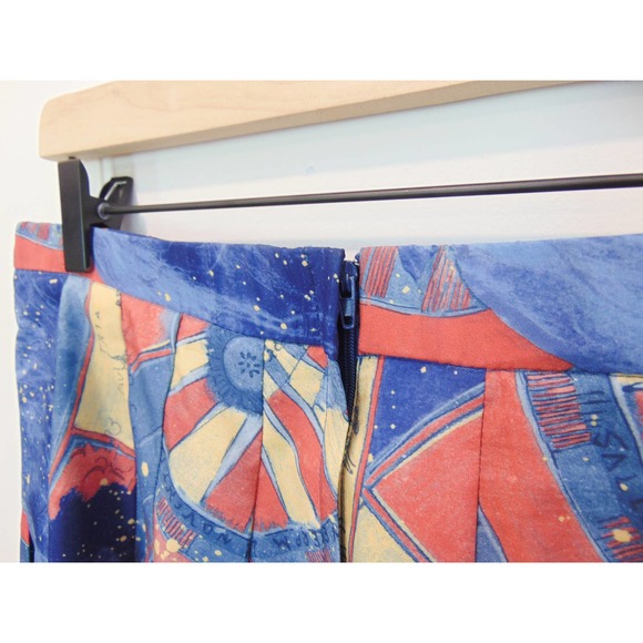 Vintage Lily's of Beverly Hills Celestial Pleated Tennis Skirt, 90s Mini Skirt - Picture 9 of 9